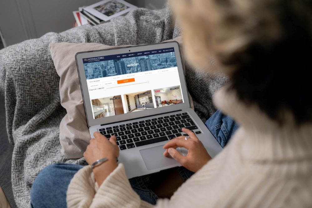 anúncio online do imóvel