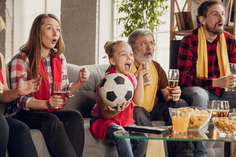 Decoração inspirada no Euro 2024
