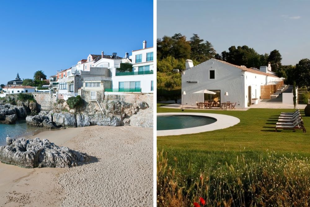 casa na praia VS casa no interior