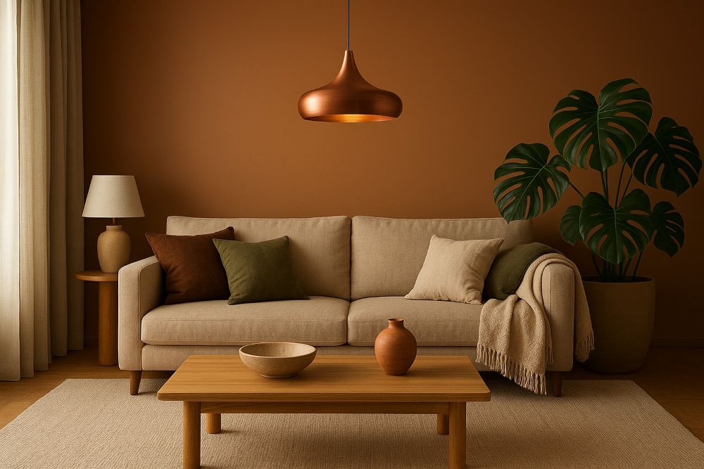 Decoração de interiores outono 2025
