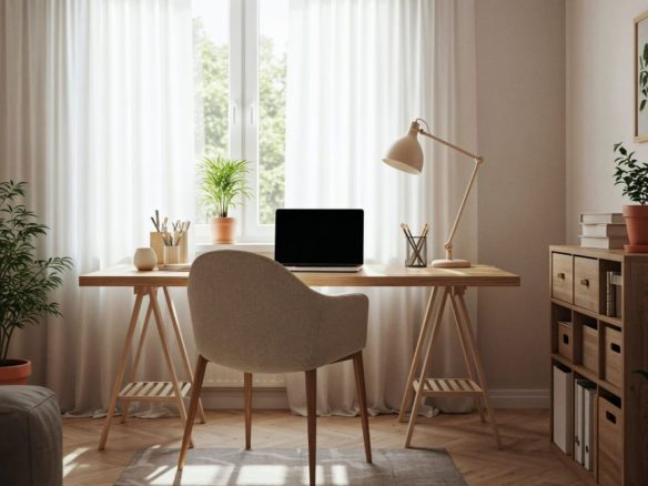 Home office em casas pequenas