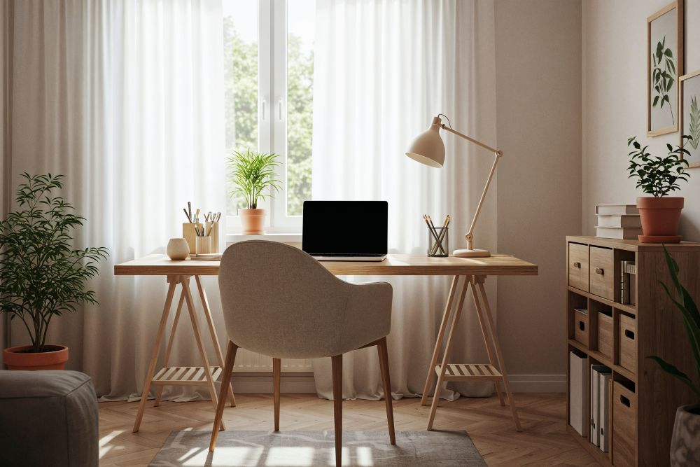 Home office em casas pequenas